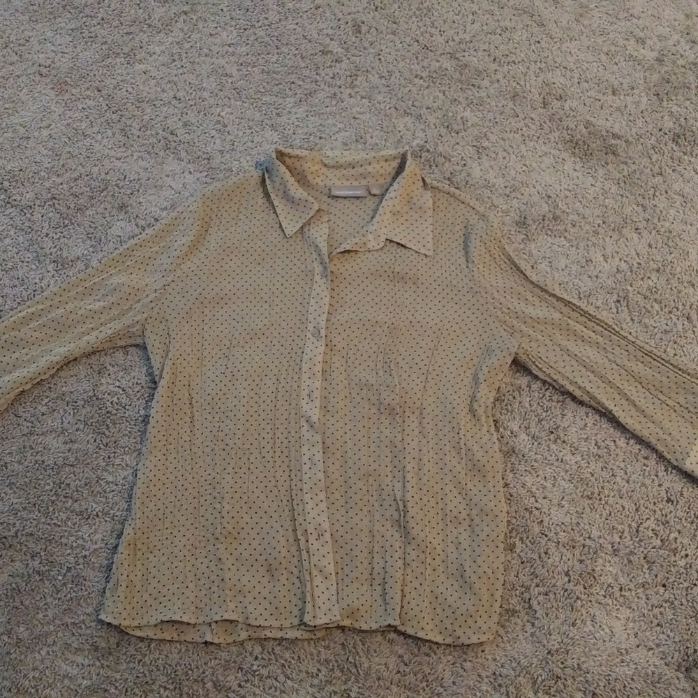 Croft & Barrow Semi-Sheer blouse